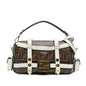 Fendi Zucca Glazed Fabric Cage Baguette Satchel Rovelle Bags
