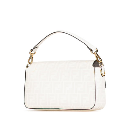 Fendi Zucca Graphic Print Coated Canvas Bikini Girls Baguette Satchel (SHG-c5yQoj) Rovelle Bags