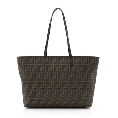 Fendi Zucca Medium Roll Tote (SHF-20323) Rovelle Bags