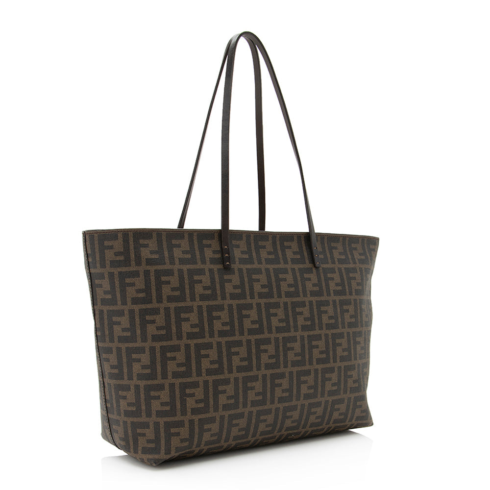 Fendi Zucca Medium Roll Tote (SHF-20323) Rovelle Bags