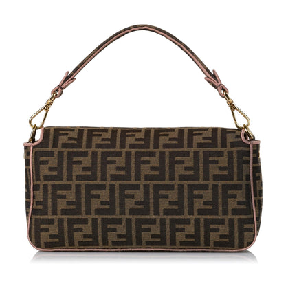 Fendi Zucca Paisley Embroidery Baguette (SHG-35412) Rovelle Bags