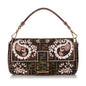 Fendi Zucca Paisley Embroidery Baguette (SHG-35412) Rovelle Bags