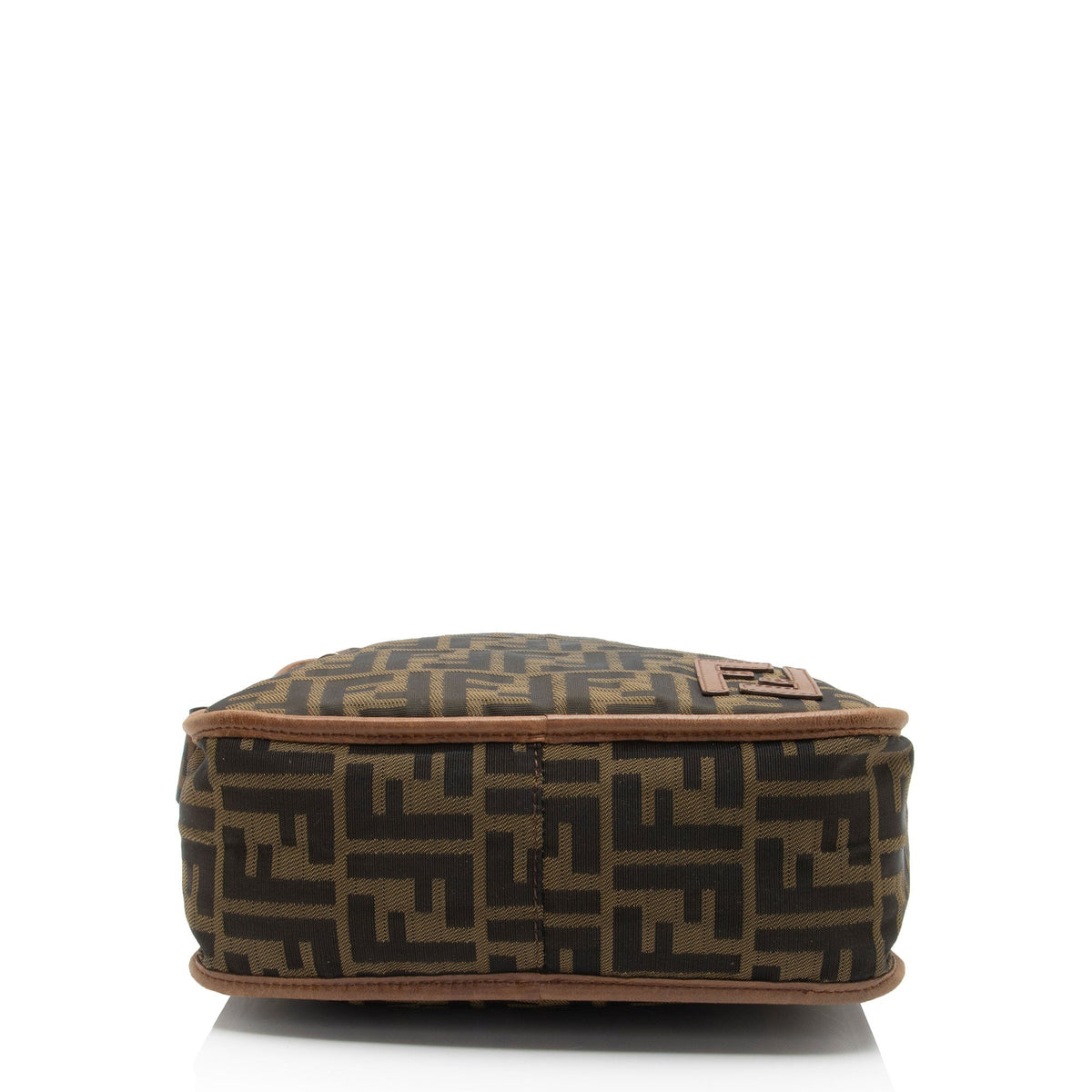 Fendi Zucca Canvas Zip Messenger (SHF-atYduB) Rovelle Bags