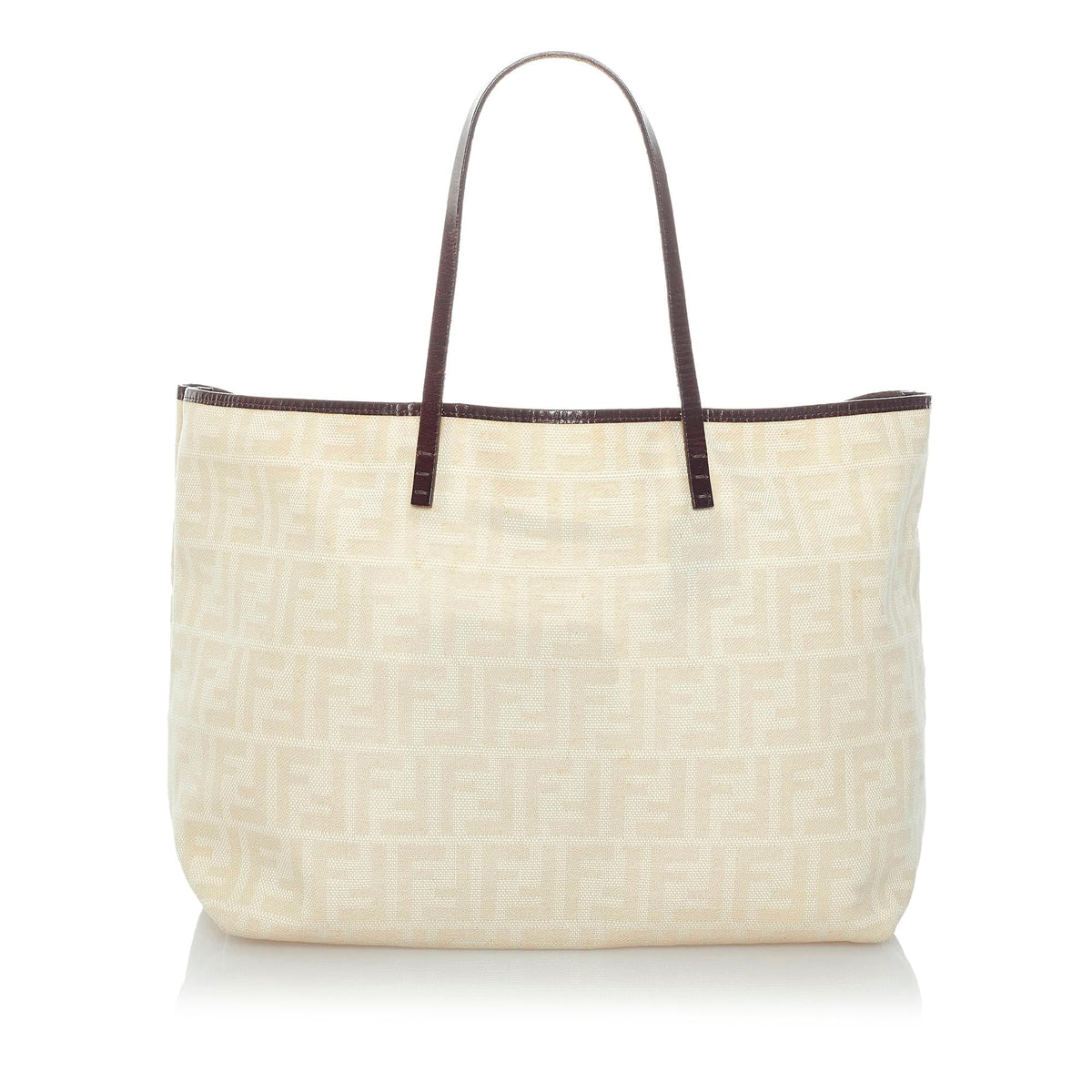 Fendi Zucca Roll Coated Canvas Tote Bag (SHG-31317) Rovelle Bags