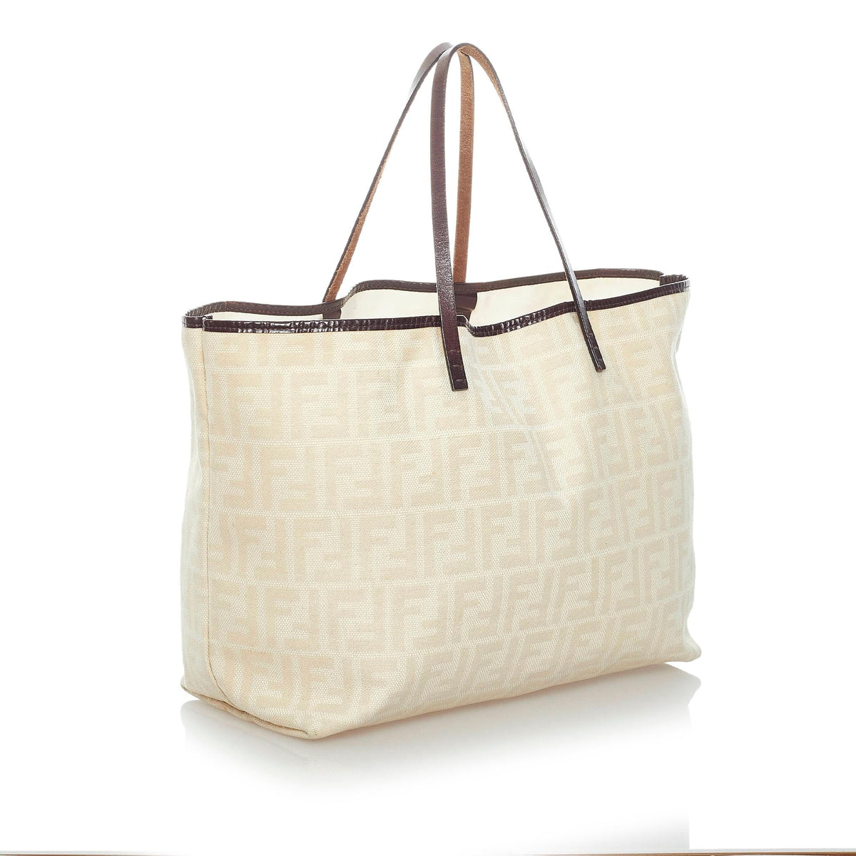 Fendi Zucca Roll Coated Canvas Tote Bag (SHG-31317) Rovelle Bags