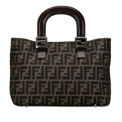 Fendi Zucca Twins Canvas Handbag (SHG-OGbi0G) Rovelle Bags