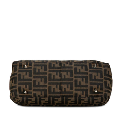 Fendi Zucca Twins Canvas Handbag (SHG-OGbi0G) Rovelle Bags