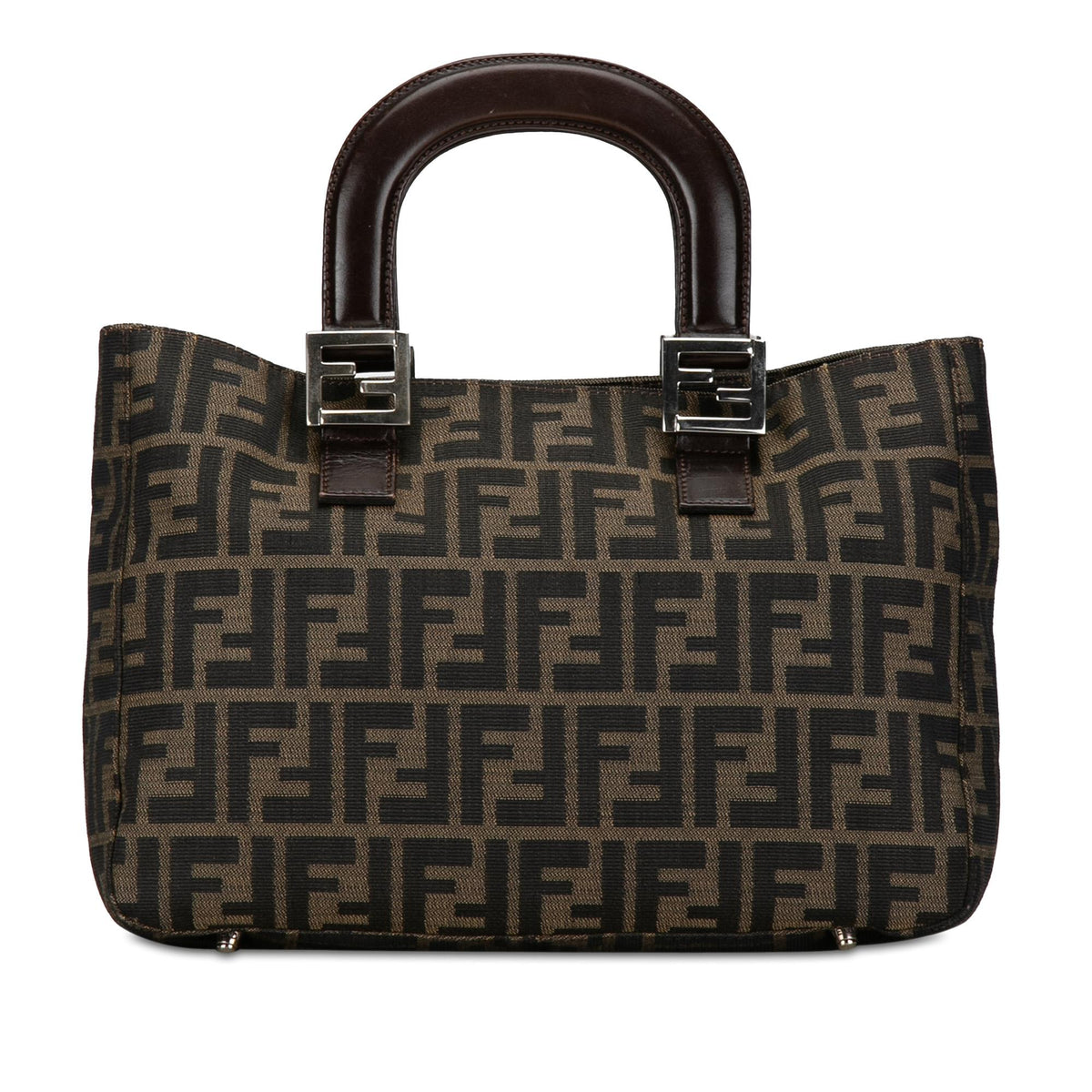 Fendi Zucca Twins Canvas Handbag (SHG-OGbi0G) Rovelle Bags
