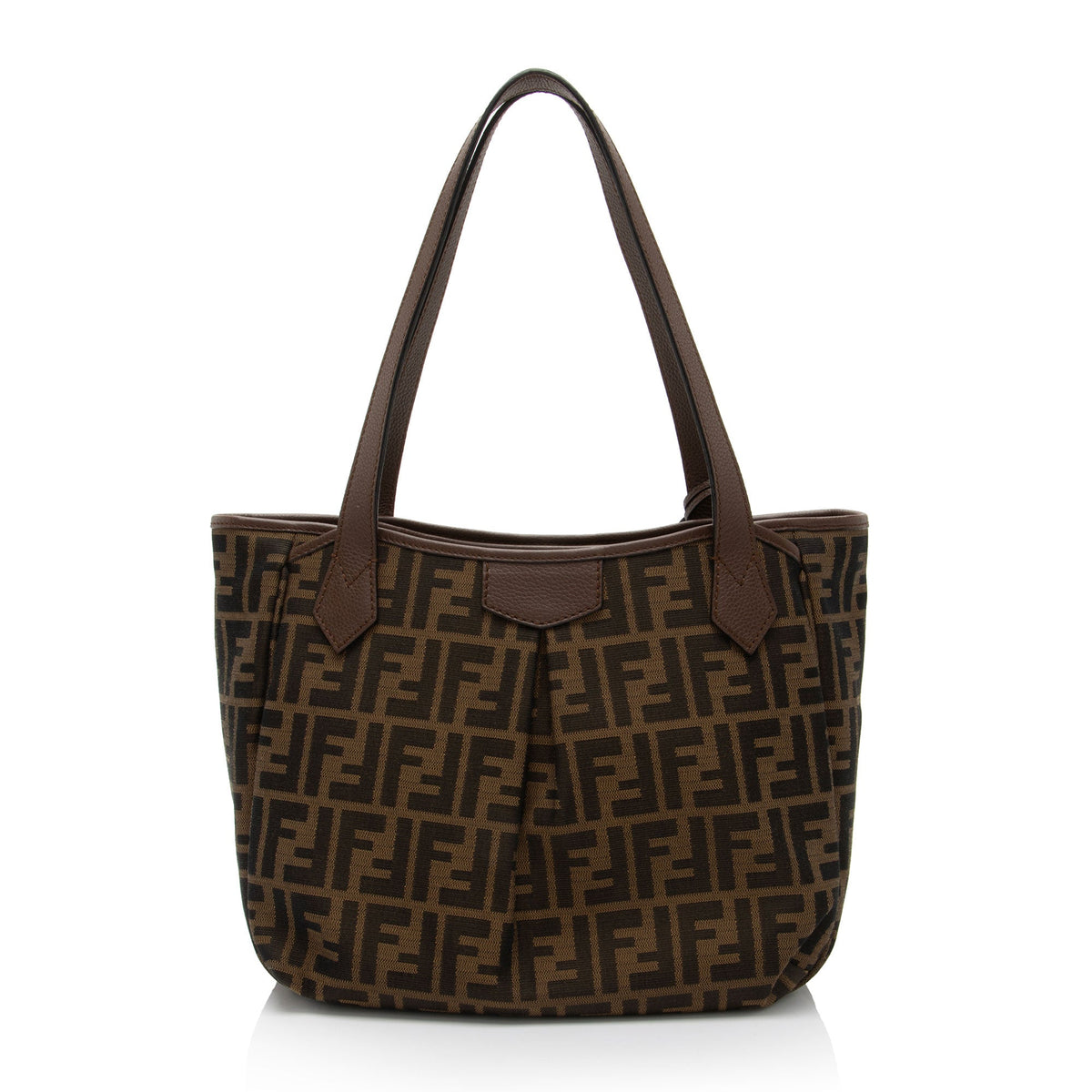Fendi Zucca Vitello Artic Shopping Tote (SHF-h2JnoL) Rovelle Bags
