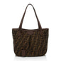 Fendi Zucca Vitello Artic Shopping Tote (SHF-h2JnoL) Rovelle Bags