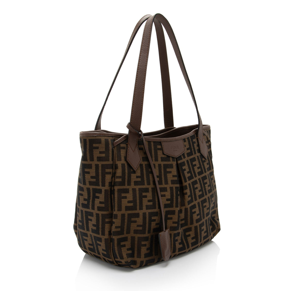 Fendi Zucca Vitello Artic Shopping Tote (SHF-h2JnoL) Rovelle Bags