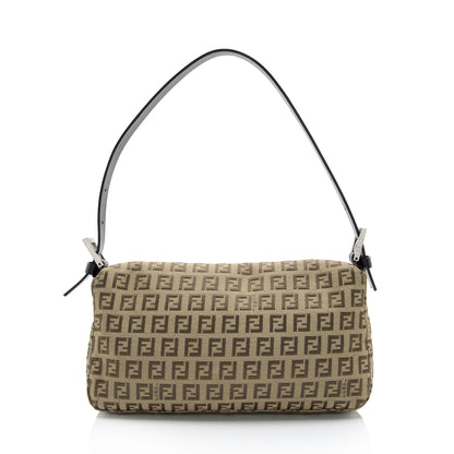 Fendi Zucchino Baguette Shoulder Bag (SHF-cdP0VZ) Rovelle Bags