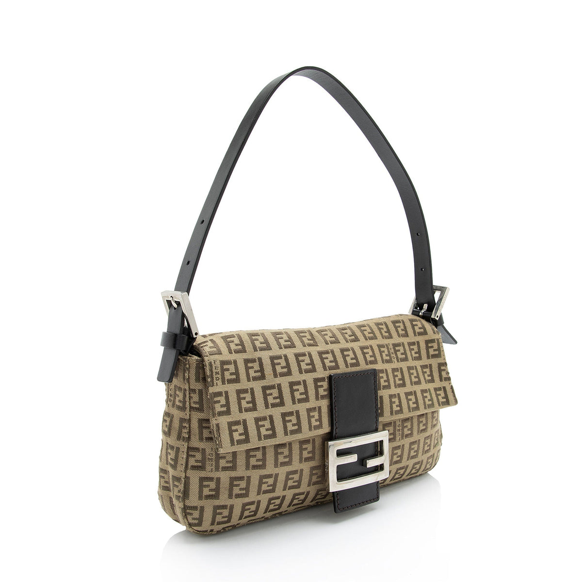 Fendi Zucchino Baguette Shoulder Bag (SHF-cdP0VZ) Rovelle Bags