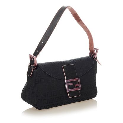Fendi Zucchino Canvas Baguette (SHG-26702) Rovelle Bags