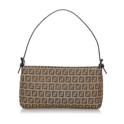 Fendi Zucchino Canvas Baguette (SHG-29391) Rovelle Bags