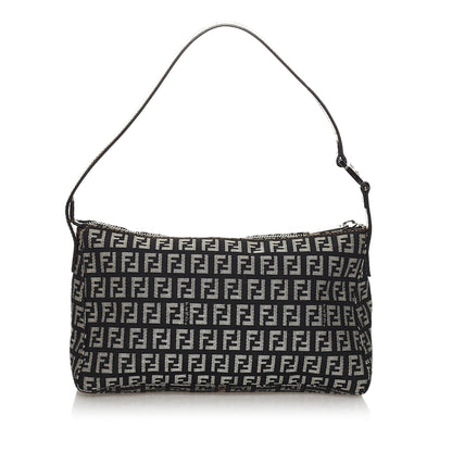 Fendi Zucchino Canvas Baguette (SHG-30041) Rovelle Bags