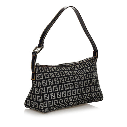 Fendi Zucchino Canvas Baguette (SHG-30041) Rovelle Bags