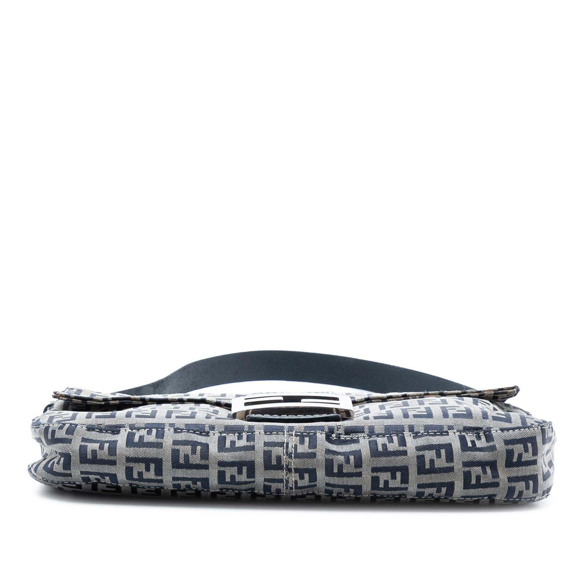 Fendi Zucchino Canvas Baguette Rovelle Bags