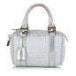 Fendi Zucchino Canvas Boston Bag (SHG-28234) Rovelle Bags