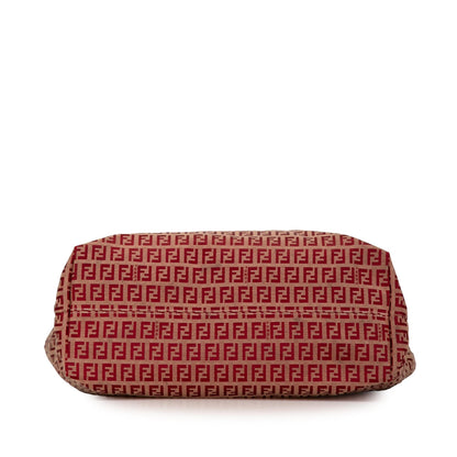 Fendi Zucchino Canvas Chain Tote (SHG-I1242i) Rovelle Bags
