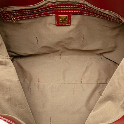 Fendi Zucchino Canvas Chain Tote (SHG-I1242i) Rovelle Bags