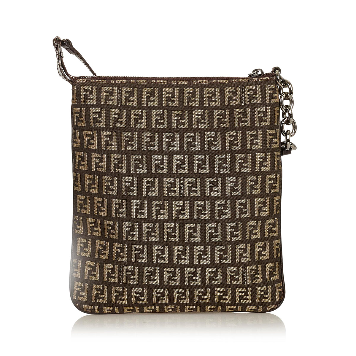 Fendi Zucchino Canvas Crossbody Bag (SHG-26620) Rovelle Bags