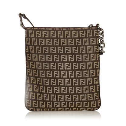 Fendi Zucchino Canvas Crossbody Bag (SHG-26620) Rovelle Bags