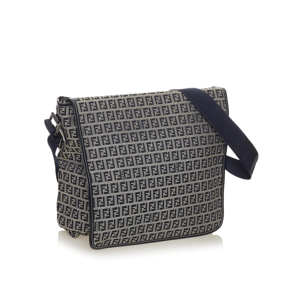Fendi Zucchino Canvas Crossbody Bag (SHG-27956) Rovelle Bags