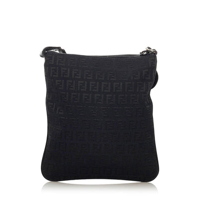 Fendi Zucchino Canvas Crossbody Bag (SHG-29216) Rovelle Bags