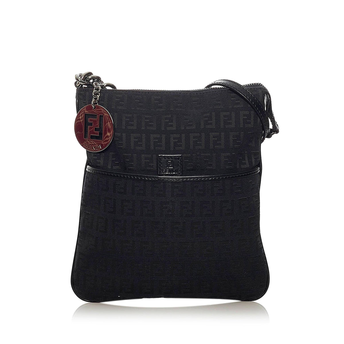 Fendi Zucchino Canvas Crossbody Bag (SHG-29216) Rovelle Bags