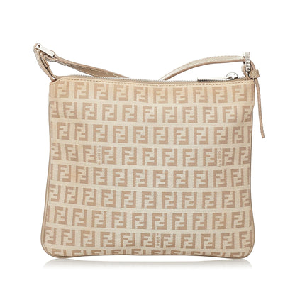 Fendi Zucchino Canvas Crossbody Bag (SHG-31621) Rovelle Bags
