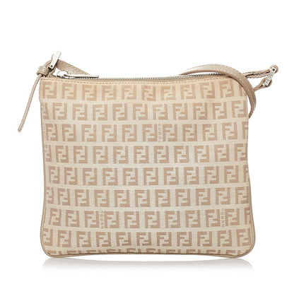 Fendi Zucchino Canvas Crossbody Bag (SHG-31621) Rovelle Bags