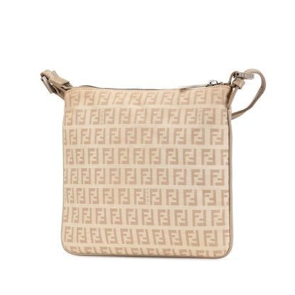 Fendi Zucca Embossed Leather Chain Midi Baguette Shg-Z06X4R Rovelle Bags