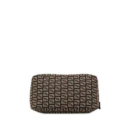Fendi Zucchino Canvas Double Flap Mamma (SHG-R2s1ys) Rovelle Bags
