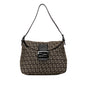 Fendi Zucchino Canvas Double Flap Mamma (SHG-R2s1ys) Rovelle Bags