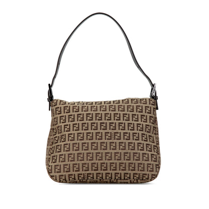 Fendi Zucchino Canvas Double Flap Mamma (SHG-c6gWq6) Rovelle Bags