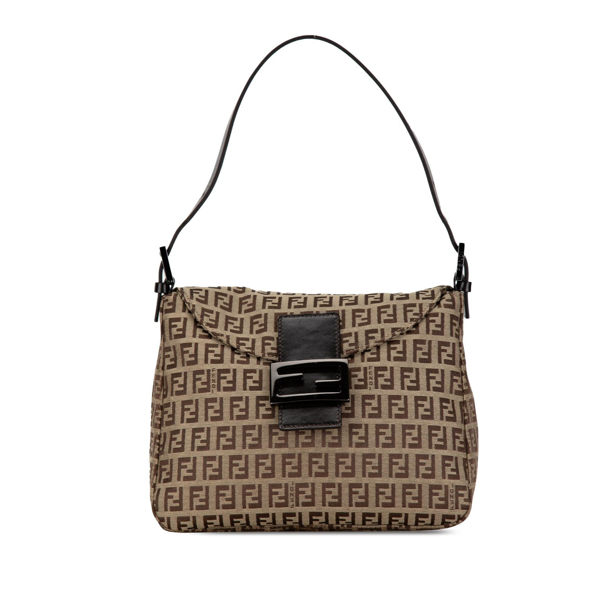 Fendi Zucchino Canvas Double Flap Mamma (SHG-c6gWq6) Rovelle Bags