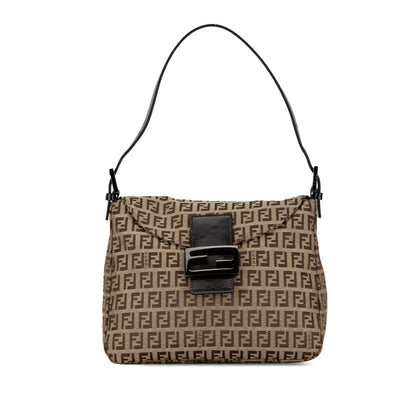 Fendi Zucchino Canvas Double Flap Mamma (SHG-c6gWq6) Rovelle Bags