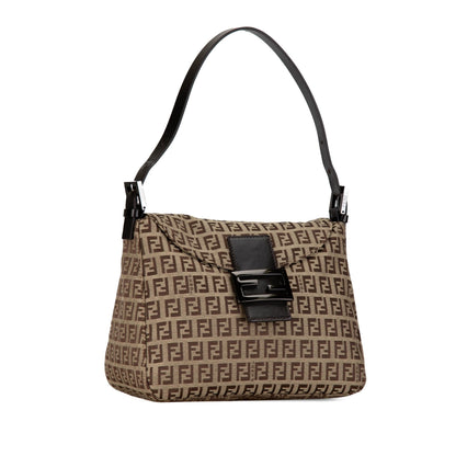 Fendi Zucchino Canvas Double Flap Mamma (SHG-c6gWq6) Rovelle Bags