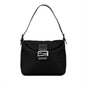 Fendi Zucchino Canvas Double Flap Mamma (SHG-gMXeou) Rovelle Bags