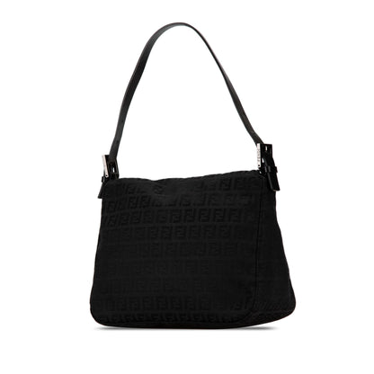 Fendi Zucchino Canvas Double Flap Mamma (SHG-gMXeou) Rovelle Bags