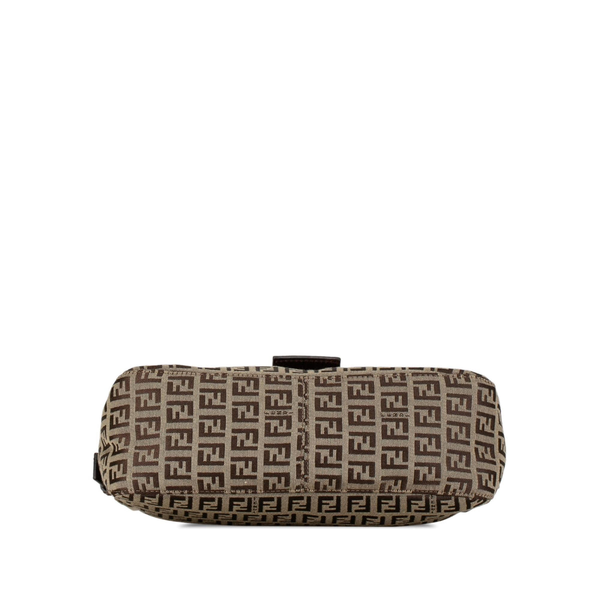 Fendi Zucchino Canvas Double Flap Shoulder Bag (SHG-mBkFfe) Rovelle Bags