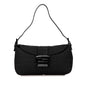 Fendi Zucchino Canvas Double Flap Shoulder Bag (SHG-CGy5Y0) Rovelle Bags