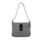 Fendi Zucchino Canvas Double Flap Shoulder Bag Rovelle Bags