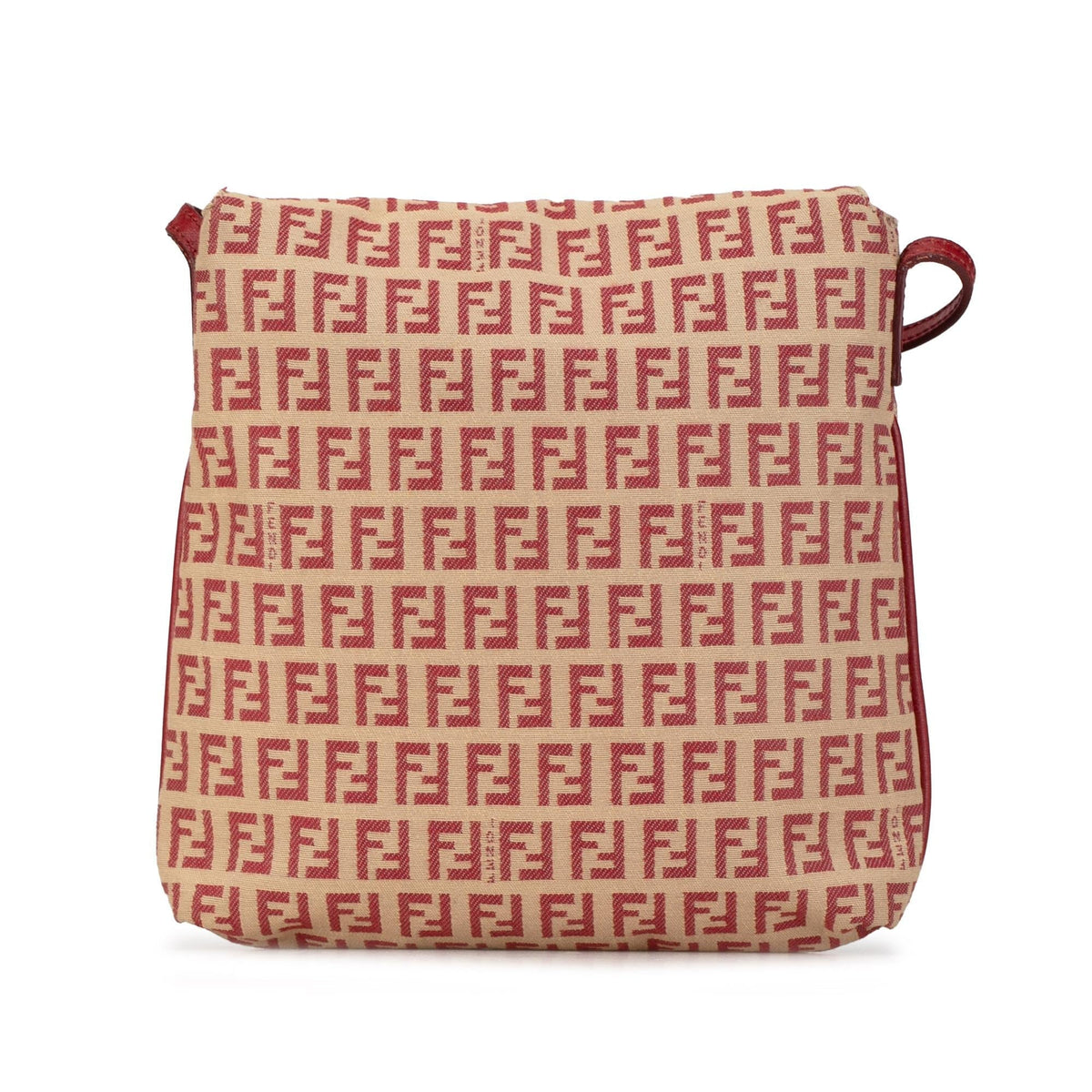 Fendi Zucchino Canvas Flap Crossbody Rovelle Bags