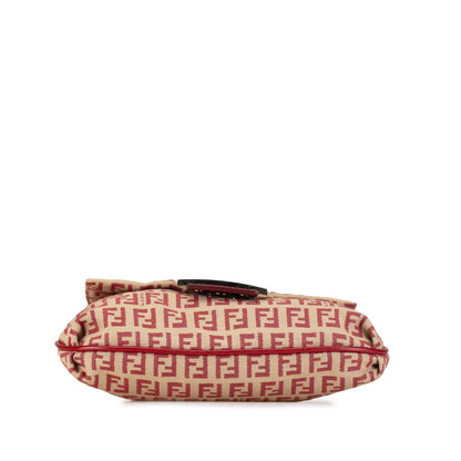 Fendi Zucchino Canvas Flap Crossbody Rovelle Bags