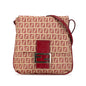 Fendi Zucchino Canvas Flap Crossbody Rovelle Bags