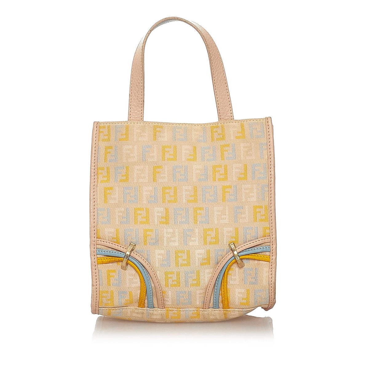 Fendi Zucchino Canvas Handbag (SHG-27279) Rovelle Bags