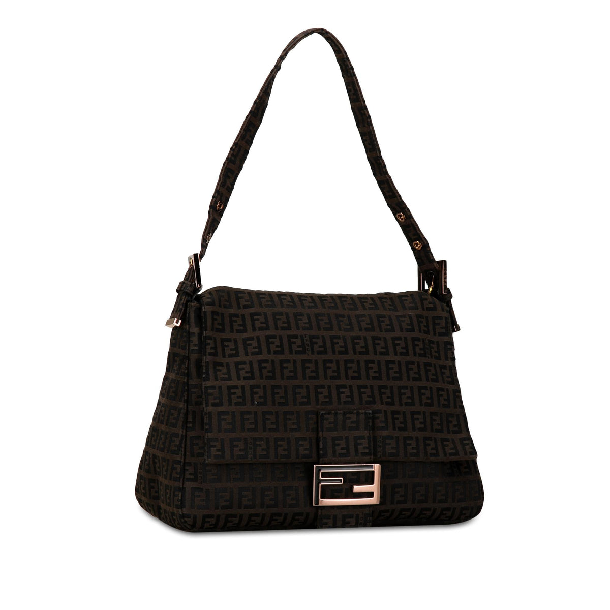 Fendi Zucchino Canvas Mamma Forever (SHG-8SNn85) Rovelle Bags