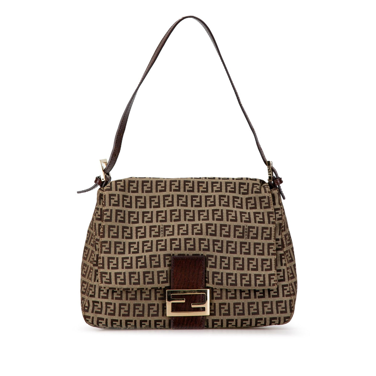 Fendi Zucchino Canvas Mamma Forever (SHG-vXl73a) Rovelle Bags